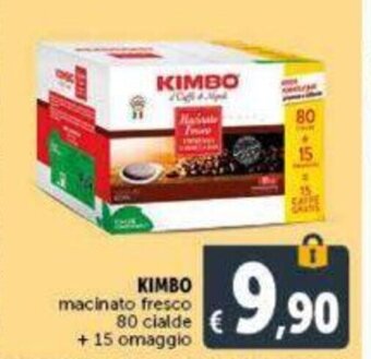 Deco Supermercati Kimbo macinato fresco 80 cialde + 15 omaggio offerta