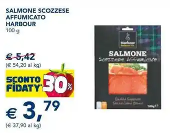 Esselunga Harbour Salmone Scozzese Affumicato 100 g offerta
