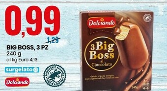 Eurospin Dolciando - 3 Big Boss 240 G offerta