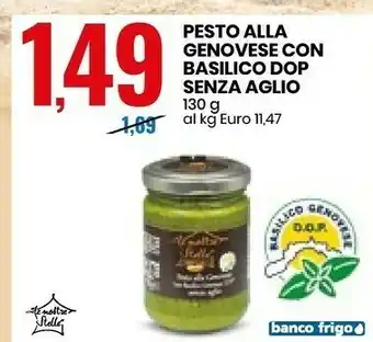 Eurospin Le Nostre Stelle Pesto Alla Genovese Con Basilico Dop Senza Aglio 130 G offerta