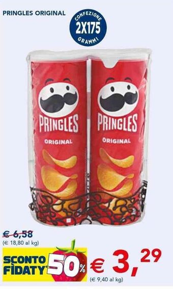 Esselunga Pringles Original offerta