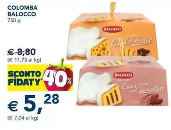 Esselunga Balocco Colomba 750 g offerta