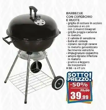 Happy Casa Barbecue a carbonella offerta