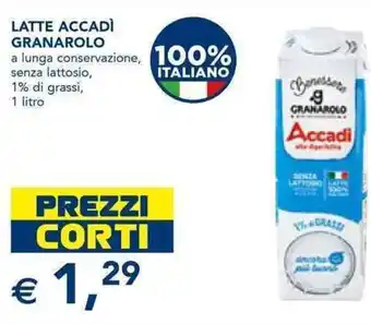 Granarolo Latte Accadì a lunga conservazione 1 litro