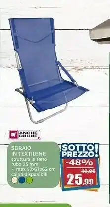 Happy Casa Sdraio offerta