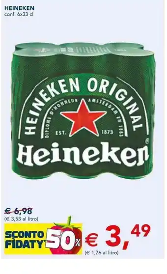 Esselunga Heineken conf. 6 x 33 cl offerta