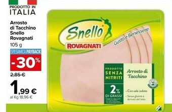 Carrefour Market Rovagnati Arrosto di tacchino offerta