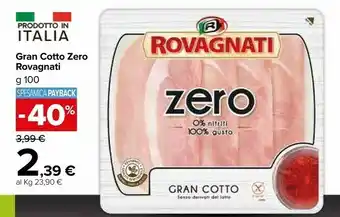 Carrefour Market Rovagnati Prosciutto cotto offerta