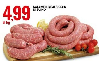 Eurospin Salamelle/ Salsiccia Di Suino offerta