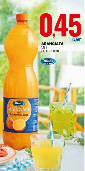 Eurospin Blues Aranciata offerta