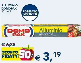 Esselunga Domopak Alluminio 30 metri offerta