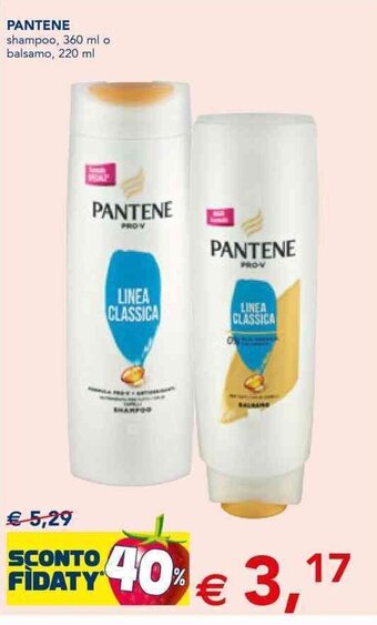 Pantene shampoo 360 ml o balsamo 220 ml