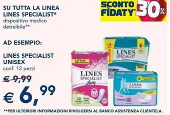 Esselunga Lines Specialist Unisex conf. 12 pezzi offerta