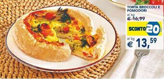 Torta Broccoli e Pomodori