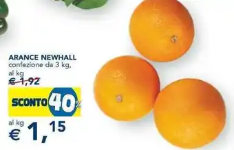 Arance Newhall confezione da 3 kg