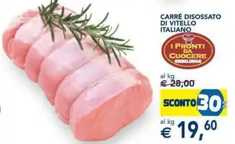 Esselunga Carré Disossato di Vitello Italiano offerta