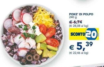 Esselunga Poke' di Polpo 240 g offerta
