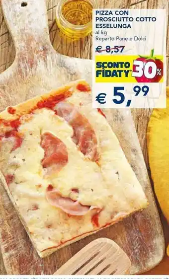 Esselunga Pizza con Prosciutto Cotto