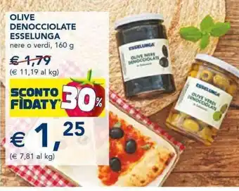 Esselunga Esselunga Olive Denocciolate nere o verdi 160 g offerta