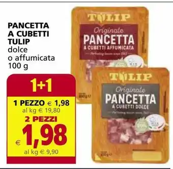 Pancetta a cubetti tulip