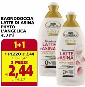 Il Gigante Bagnodoccia latte di asina phyto l'angelica offerta