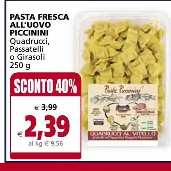 Pasta fresca all'uovo piccinini