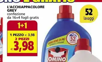 Il Gigante L'acchiappacolore grey offerta