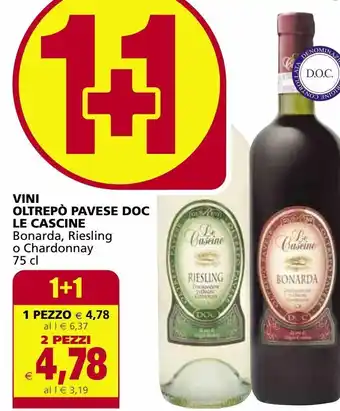 Il Gigante Vini oltrepo pavese doc le cascine offerta