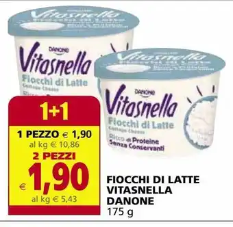 Il Gigante Fiocchi di latte vitasnella danone offerta