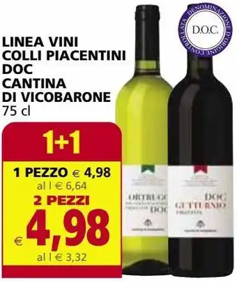 Il Gigante Linea vini colli piacentini doc cantina di vicobarone offerta