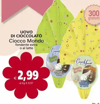 Il Gigante Uovo di cioccolato offerta