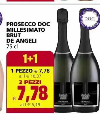 Il Gigante Prosecco doc millesimato brut de angeli offerta