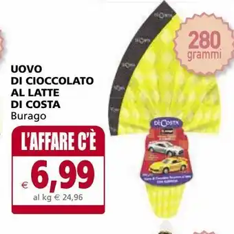 Il Gigante Uova di cioccolato al latte di costa offerta