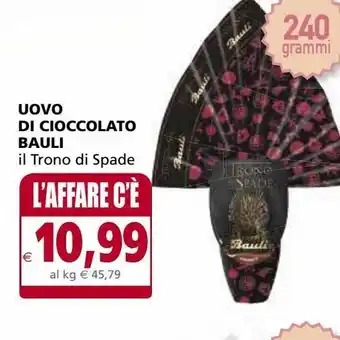 Il Gigante Uovo di cioccolato bauli offerta
