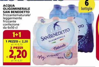 Il Gigante Acqua oligominerale san benedetto offerta