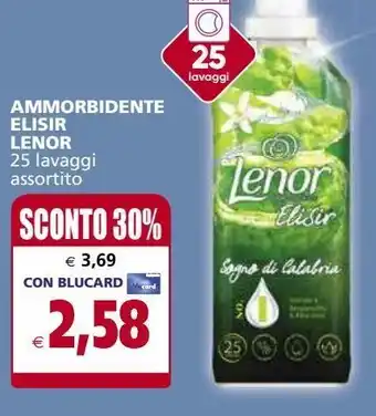 Il Gigante Ammorbidente elisir lenor offerta