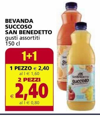 Bevanda succoso san benedetto