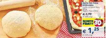 Esselunga Esselunga Pasta per Pizza rustica o di grano duro 600 g offerta