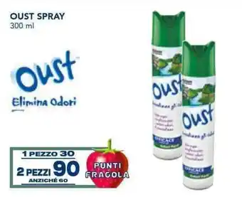 Esselunga Oust Spray 300 ml offerta