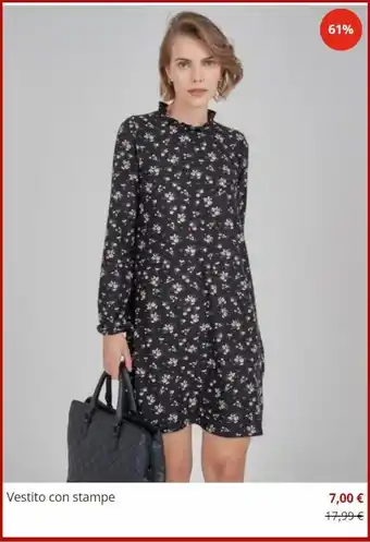 Piazza Italia Vestito con stampe offerta
