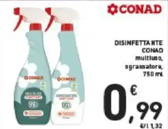 Conad Disinfettante multiuso,sgrassatore 750 ml