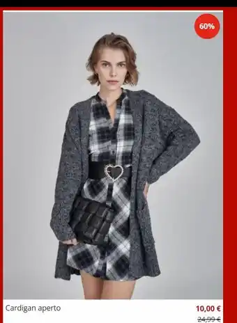 Cardigan aperto