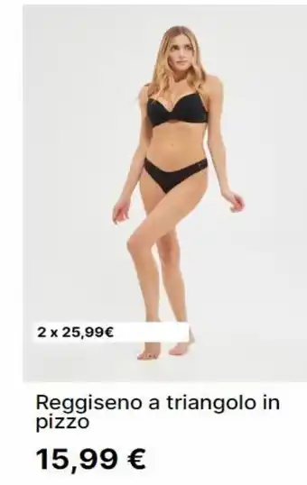 Reggiseno a triangolo in pizzo
