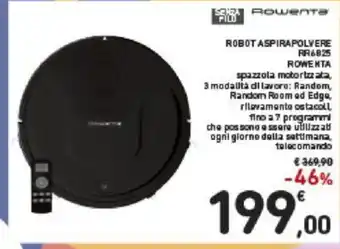 Conad Rowenta Robot Aspirapolvere offerta