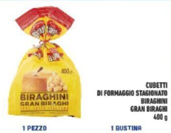 Cubetti Di Formaggio Stagionato Biraghini Gran Biraghi 400 g