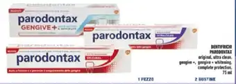 Dentifricio Parodontax original,ultra clean gengive + gengive + whitening 75 ml