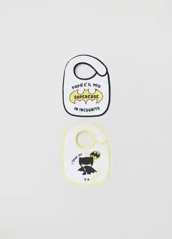 Bipack bavette retro in peva stampa batman