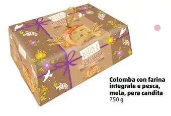 PENNY Colomba con farina integrale e pesca, mela, pera candita 750 g offerta