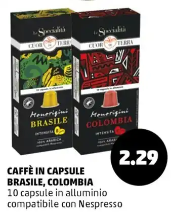 PENNY Brasile, Colombia Caffè in Capsule offerta