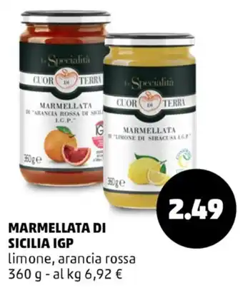 PENNY Sicilia IGP Marmellata limone, arancia rossa 360 g offerta